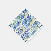 Serviette En Papier Motif Fleur sauvage du Texas Bluebonnet (Coin)