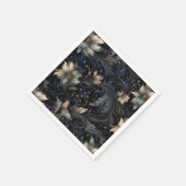 Serviette En Papier Motif floral abstrait gothique (Coin)