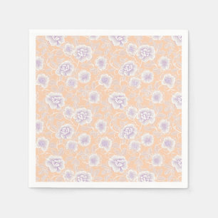 Serviette En Papier Motif floral avec des couleurs de bracelet et de l