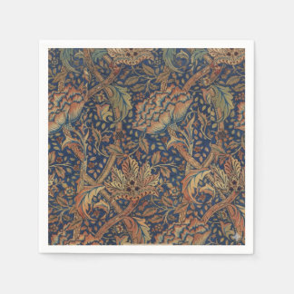 Serviette En Papier Motif floral broderie vintage windrush Morris