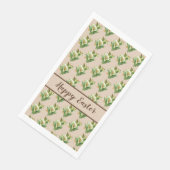 Serviette En Papier Motif floral de Pâques (Coin)