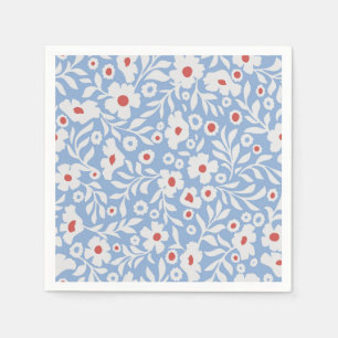 Serviette En Papier Motif floral du bois
