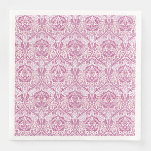 Serviette En Papier Motif floral rose élégant