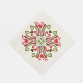 Serviette En Papier Motif Floral Tulip hongrois (Coin)
