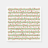 Serviette En Papier Motif Fraise (Devant)