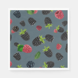 Serviette En Papier Motif framboise 2