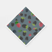 Serviette En Papier Motif framboise 2 (Coin)