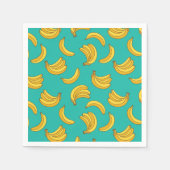 Serviette En Papier Motif Fruit Banana (Devant)