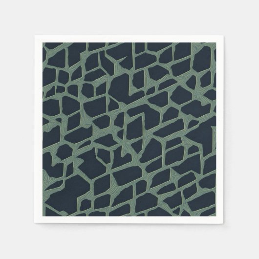 Serviette En Papier Motif géométrique (Devant)