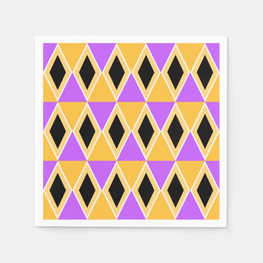 Serviette En Papier Motif géométrique (Devant)