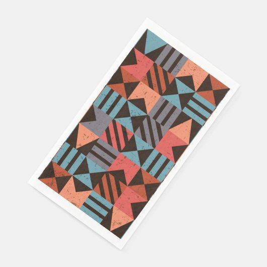 Serviette En Papier Motif géométrique 28 (Coin)