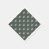 Serviette En Papier Motif géométrique design, art déco. (Coin)