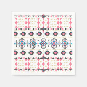 Serviette En Papier Motif géométrique ethnique tribal génial