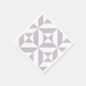 Serviette En Papier Motif géométrique Pale Graphe (Coin)