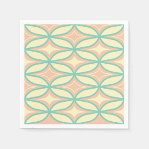 Serviette En Papier Motif géométrique sans couture en forme de diamant