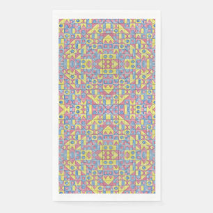 Serviette En Papier Motif géométrique Sudoku One-Modern Bauhaus