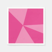 Serviette En Papier Motif géométrique triangles (Devant)