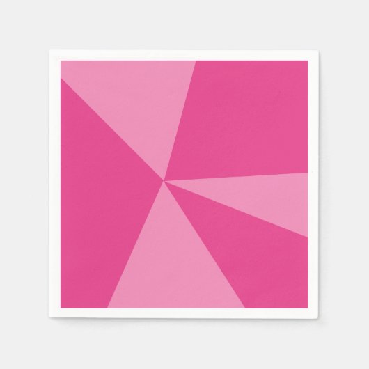 Serviette En Papier Motif géométrique triangles (Devant)