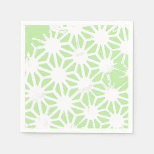 Serviette En Papier Motif géométrique vert pomme