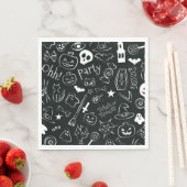 Serviette En Papier Motif Halloween 1 (En situation)