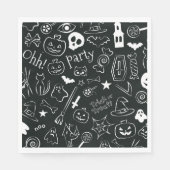 Serviette En Papier Motif Halloween 1 (Devant)