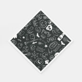 Serviette En Papier Motif Halloween 1 (Coin)