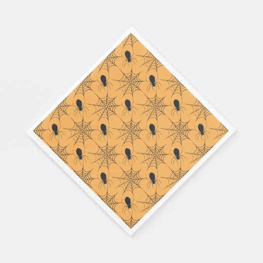 Serviette En Papier Motif Halloween Spiderweb (Coin)