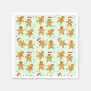 Serviette En Papier Motif homme en pain d'épices
