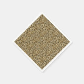 Serviette En Papier Motif imprimé léopard – Conception de peau d'anima (Coin)