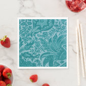 Serviette En Papier Motif indien (par William Morris) Napkins (En situation)