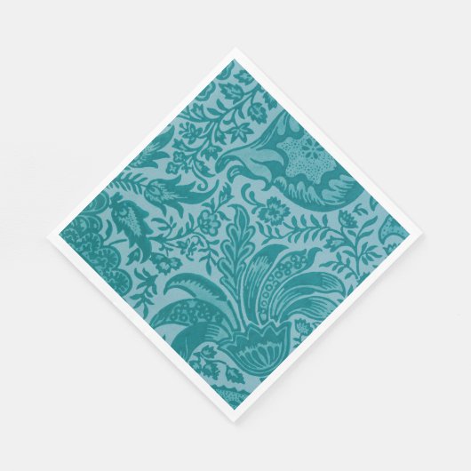 Serviette En Papier Motif indien (par William Morris) Napkins (Coin)