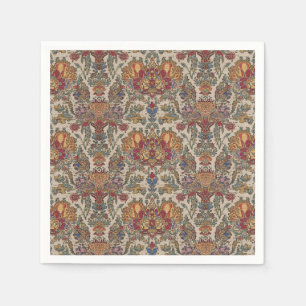 Serviette En Papier Motif indien reproduit du 17e siècle Boho 