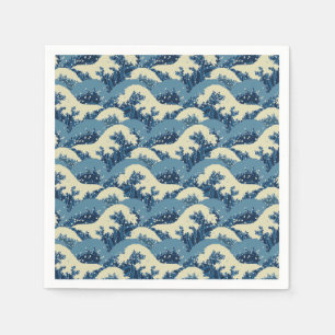 Serviette En Papier Motif japonais