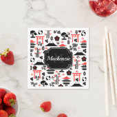 Serviette En Papier Motif japonais (En situation)