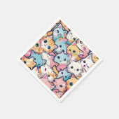 Serviette En Papier Motif Kittens (Coin)