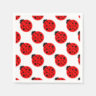 Serviette En Papier Motif Ladybug