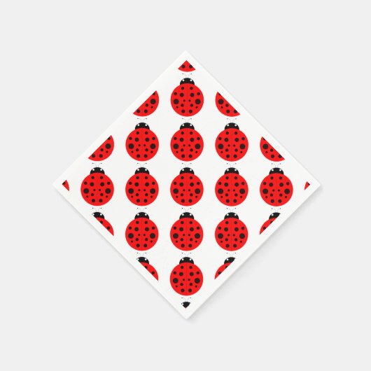 Serviette En Papier Motif Ladybug (Coin)