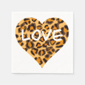 Serviette En Papier Motif léopard, design guépard (Devant)