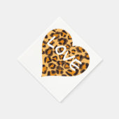 Serviette En Papier Motif léopard, design guépard (Coin)