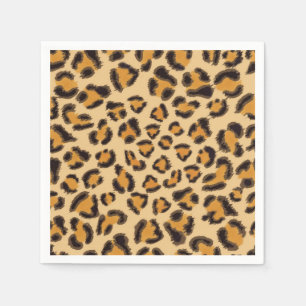 Serviette En Papier Motif léopard, motif guépard, motif animal