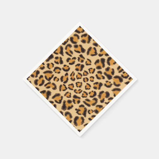 Serviette En Papier Motif léopard, motif guépard, motif animal (Coin)