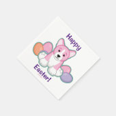 Serviette En Papier Motif Lil Spring Corgi (Coin)