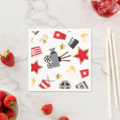 Serviette En Papier Motif Lover (En situation)