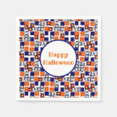 Serviette En Papier motif ludique sur le thème de l'Halloween (Devant)