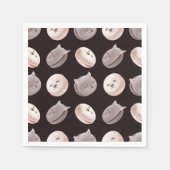 Serviette En Papier Motif Macaron (Devant)