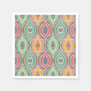 Serviette En Papier Motif Mandala