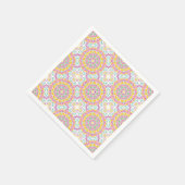 Serviette En Papier Motif Mandala (Coin)