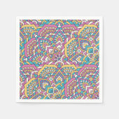 Serviette En Papier Motif Mandala (Devant)