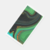 Serviette En Papier motif marbré abstrait (Coin)