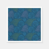 Serviette En Papier Motif maritime vintage (Devant)